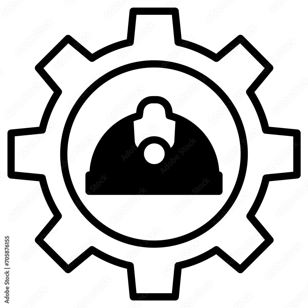 Oil drop Settings solid glyph icon Oil drop Settings solid glyph icon