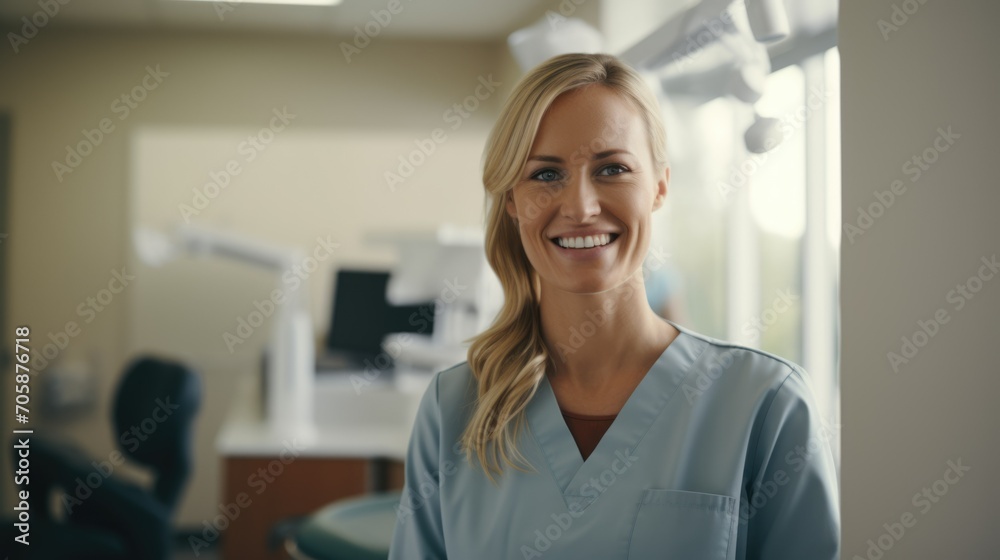 Photo of a young doctor in the doctor's office Photo of a young doctor in the doctor's office