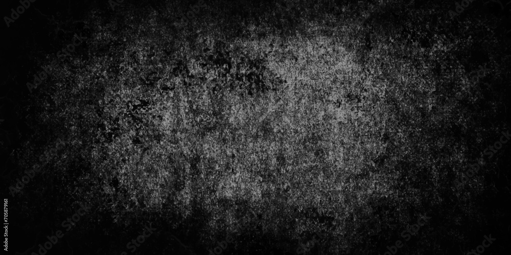 Abstract Empty surreal room wall or concrete texture, Stone black texture background with grainy scratches, Black or dark gray rough grainy black grunge texture, dark concrete floor old grunge texture