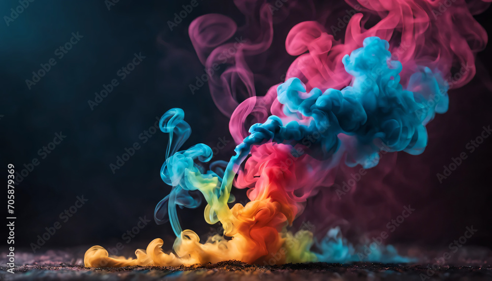Fototapeta premium colorful smoke