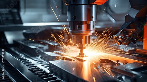 Metal machine tools industry CNC photo