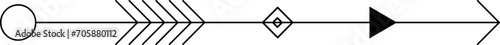 Abstrakter geometrischer Vektor Pfeil