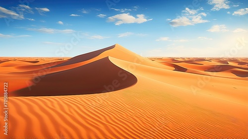 Dunes and sand in desert landscape. Abstract background. Illustration for cover  card  postcard  interior design  screen  poster  brochure or presentation.