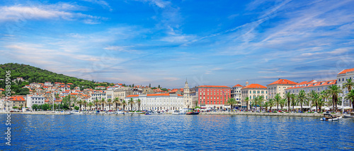 Embankment of the city of Split, Croatia.