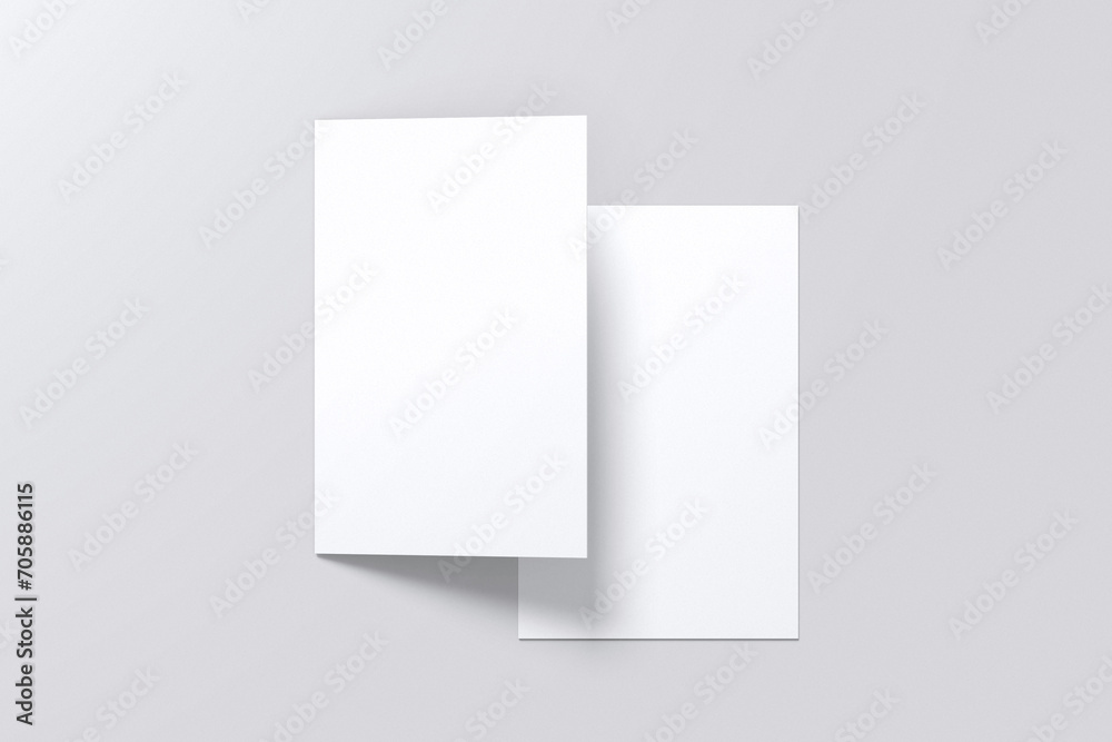 Vertical Business Card 3d Rendering Vertical Business Card 3d Rendering