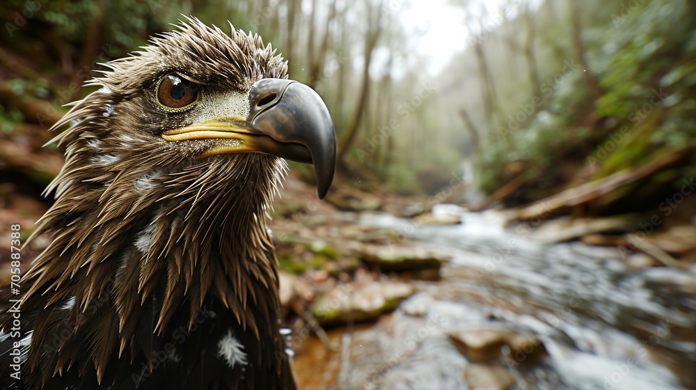 Fototapeta premium portrait of a eagle