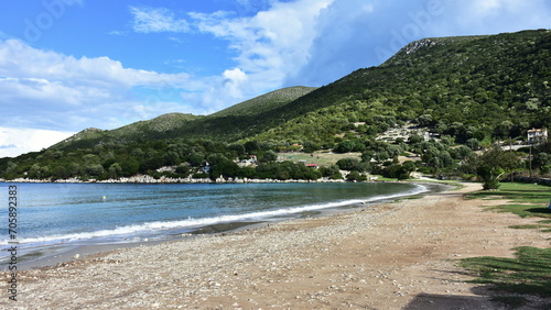 world famous beech Antisamos on island Kefalonia,Greece