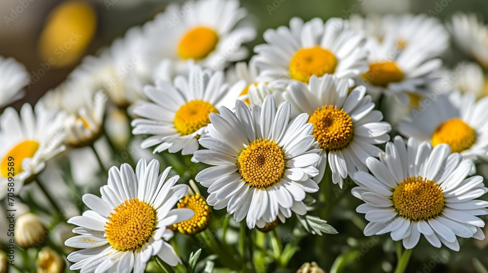 Fototapeta premium daisies in the garden