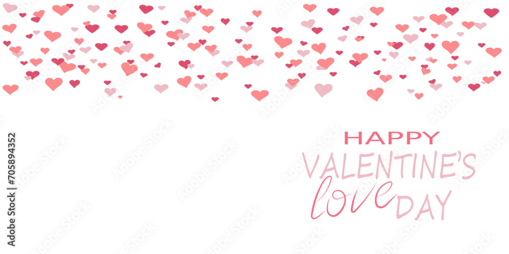 Valentin's Day. Heart form. Design element for wallpapers, wedding invitations, greeting cards, valentine cards. Text