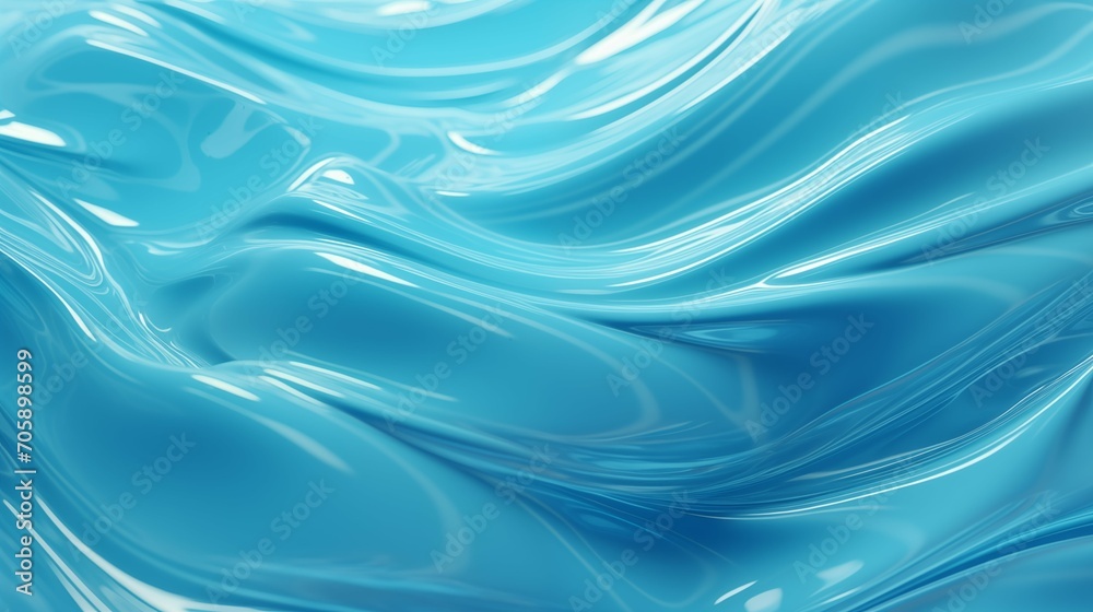 Blue liquid texture of water or paint, abstract background with a fluid wet surface Blue liquid texture of water or paint, abstract background with a fluid wet surface