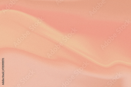 Peach gradient. Digital noise, grain texture. Nostalgia, vintage, retro 70s, 80s style. Abstract lo-fi background. Wallpaper, template, print. Minimal, minimalist. Orange, dusty pink, beige colors