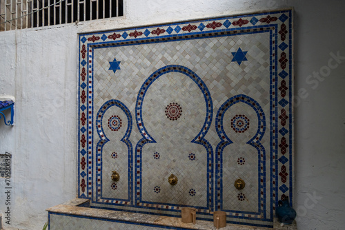 The historical Jewish cemetery of The Ibn Danan Synagogue, located in the Jewish district in Fez, Morocco, Africa. photo