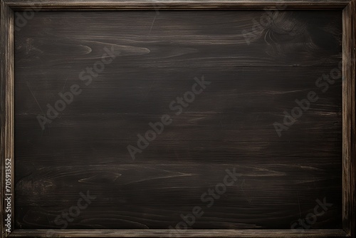 Blackboard with wooden frame