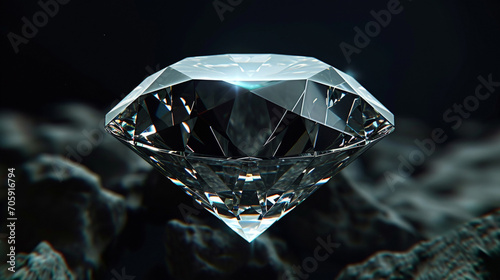 Diamonds Falling Slowly In A Seamless Looped 3D Animation. Comes With Matte. Copy paste area for texture 