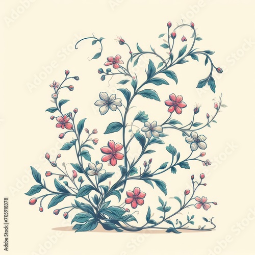 background with flowers
