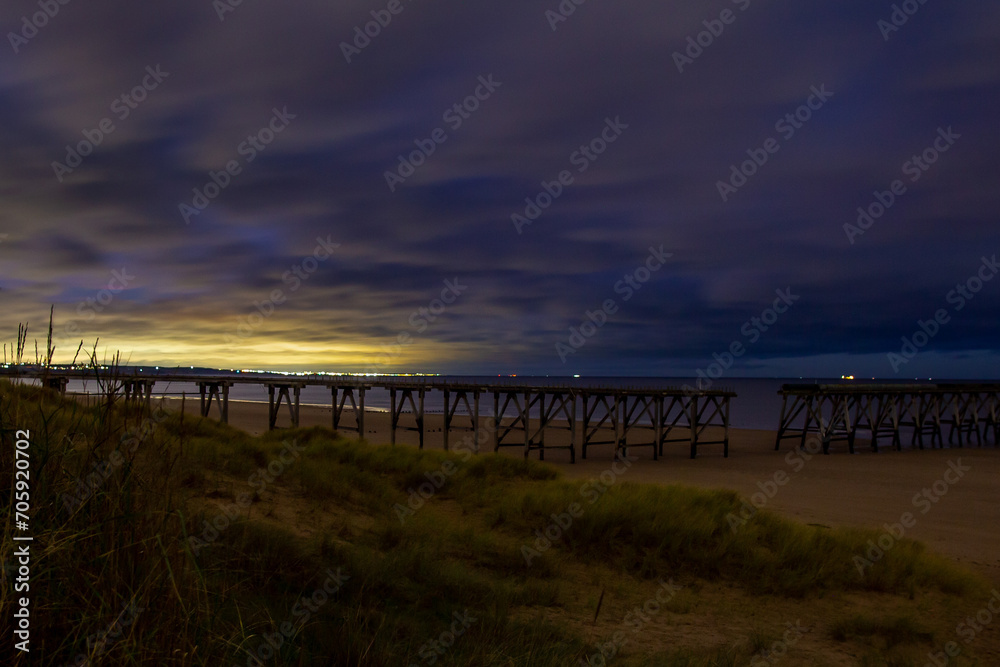 Steetley Pier, Hartlepool, County Durham, UK Steetley Pier, Hartlepool, County Durham, UK