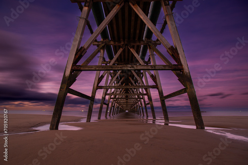 Steetley Pier, Hartlepool, County Durham, UK