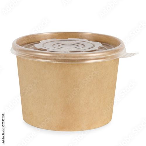 Paper cup for soup photo