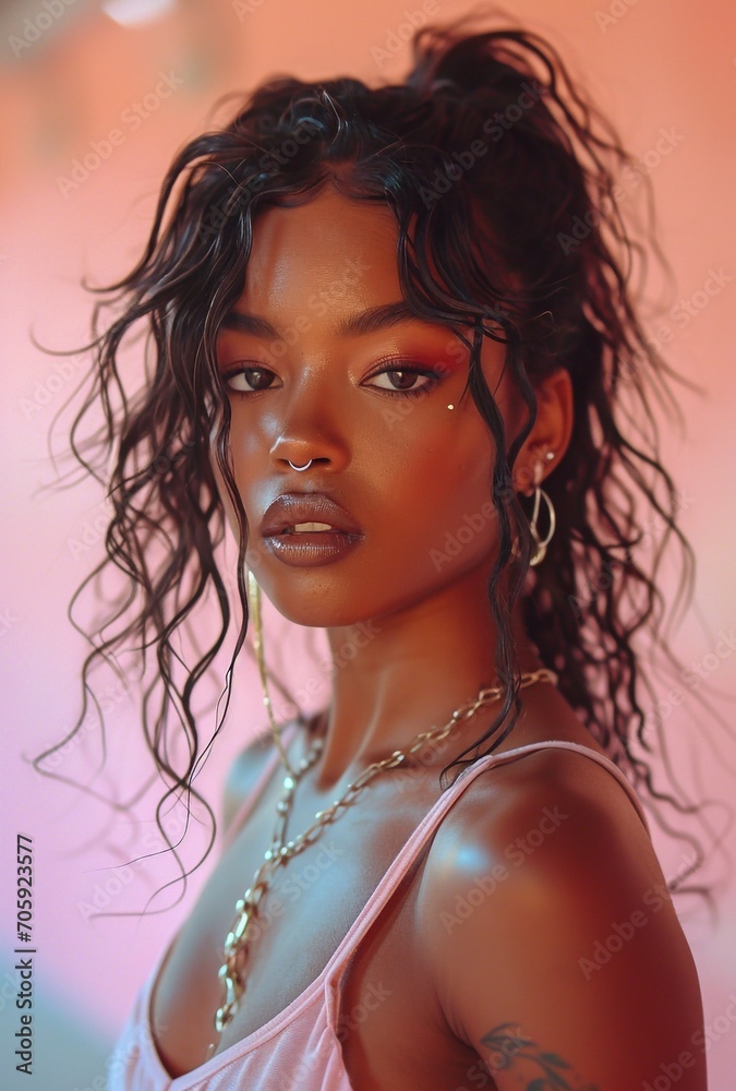 beautiful deep brown woman portrait beautiful deep brown woman portrait