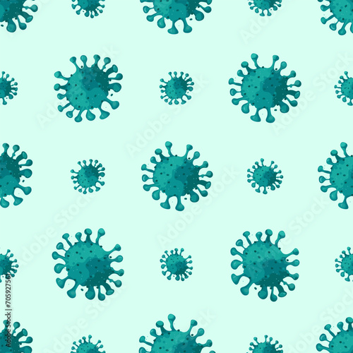Virus, bacteria, microbe. Vector Bacteria sign in flat style.