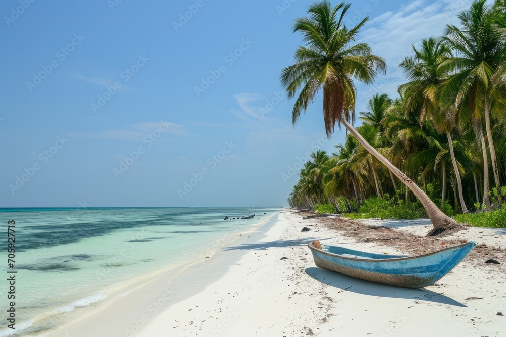 Lakshadweep Islands beach - obrazy, fototapety, plakaty 