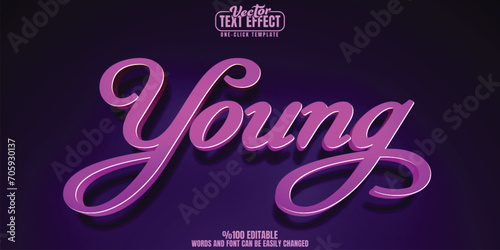 Wedding editable text effect, customizable love and luxury 3D font style