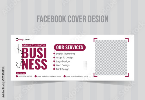 modern business facebook cover design template x web banner design template
