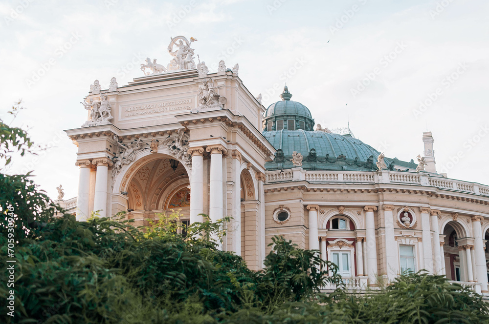 Obraz premium Odessa National Theater of Ballet and Opera, Ukraine.