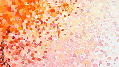 Gradient orange to white background with sparkling glitter or confetti pattern, festive or celebratory wallpaper