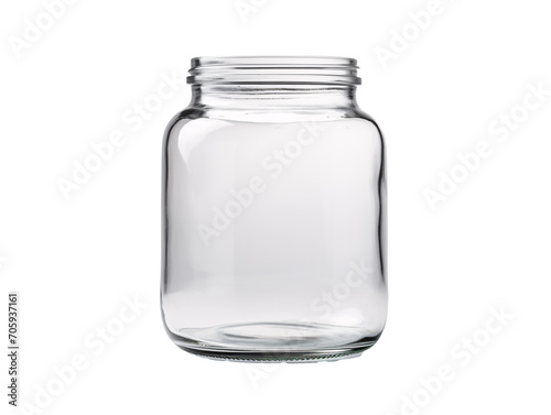 a clear glass jar with a lid