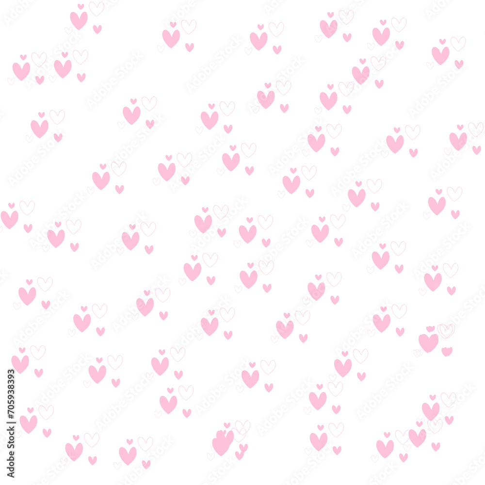pink heart pattern background