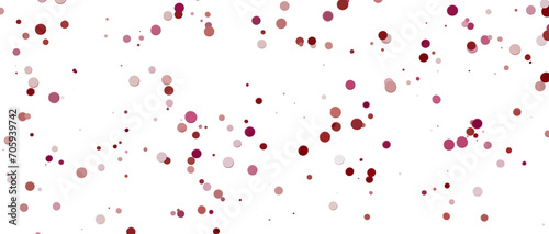 Glittering confetti on a transparent background. Holiday confetti png. red confetti falls from the sky. © vegefox.com