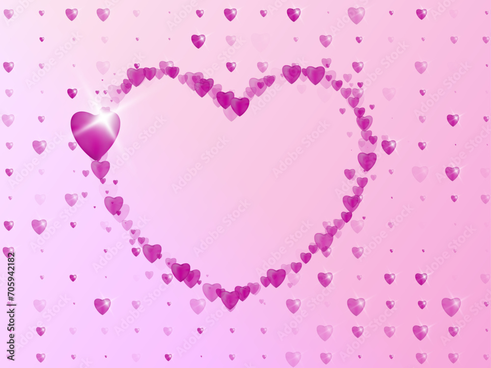 Valentine's Day Mother's Day Heart Background