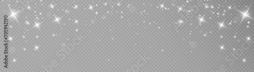 Light bokeh of gold dust. Christmas glowing bokeh and glitter overlay texture for your design.	