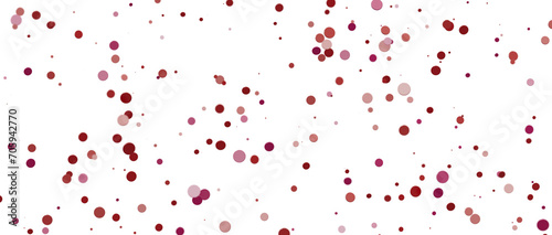 Glittering confetti on a transparent background. Holiday confetti png. red confetti falls from the sky.