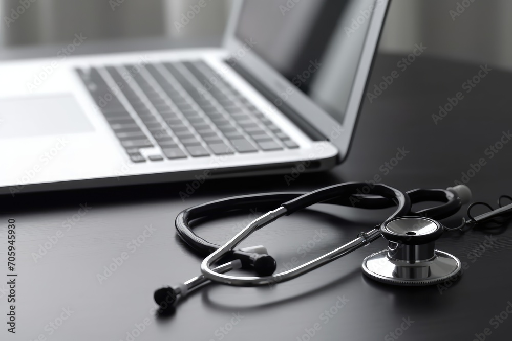 Medical equipment wellness and online healthcare concept Medical equipment wellness and online healthcare concept