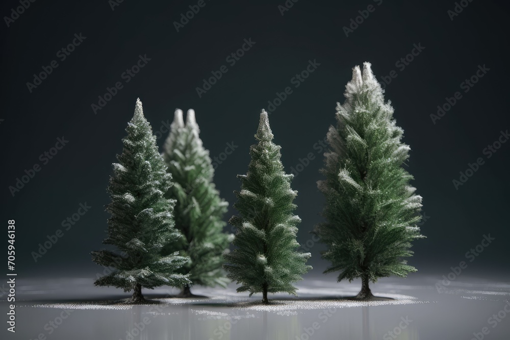Miniature Christmas trees 