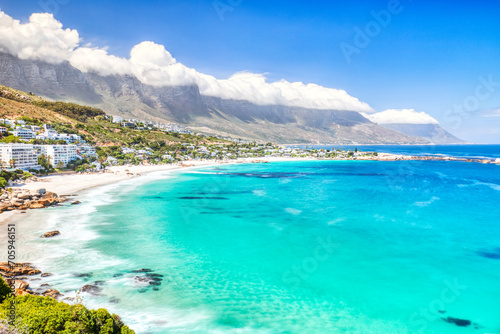 Clifton Beach view in Cape Town during a Sunny Day