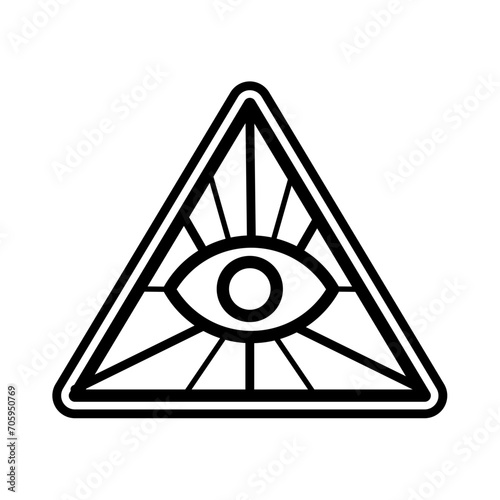 eye of providence - vector illustration