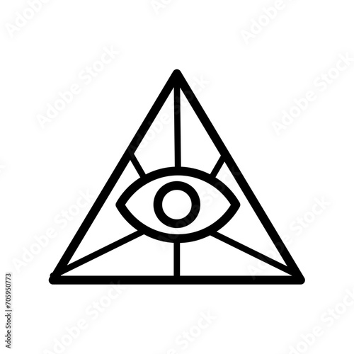 eye of providence - vector illustration
