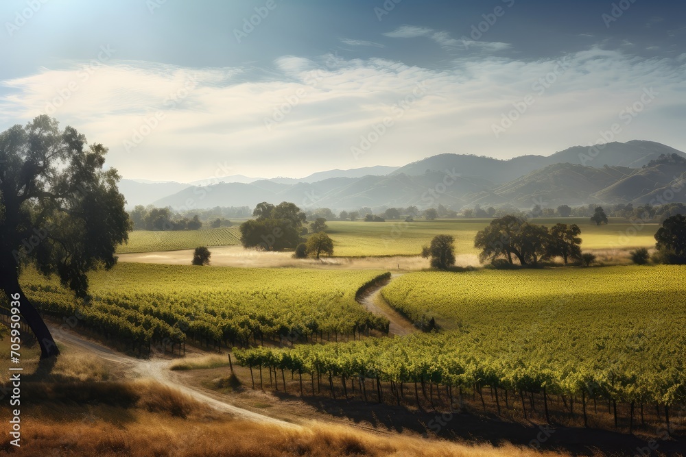 Obraz premium Napa Valley California USA romantic holiday destination
