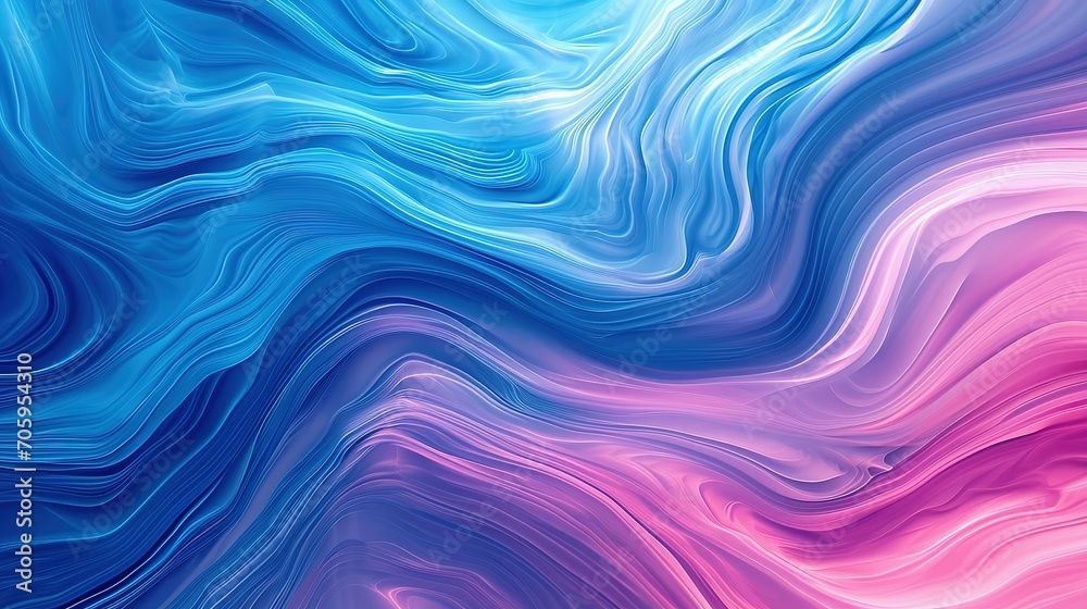 Fototapeta premium Abstract fluid liquid curved wave with copy space background