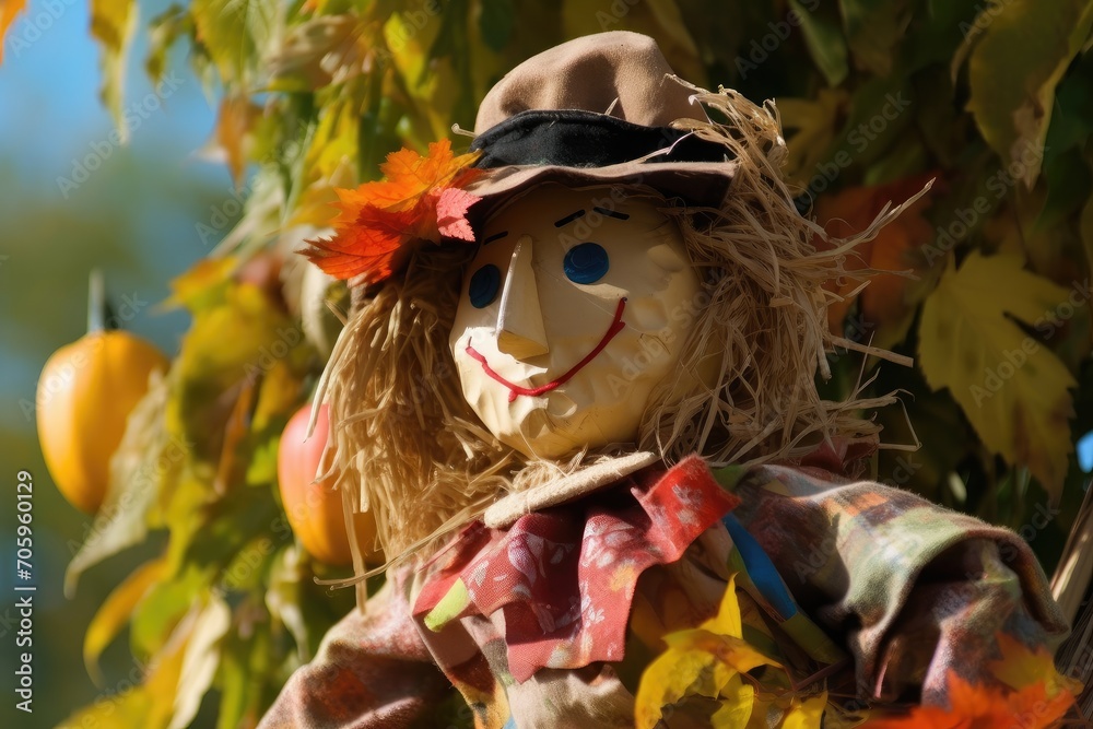 Scarecrows autumn related 