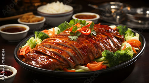 Chinese food peking duck photo