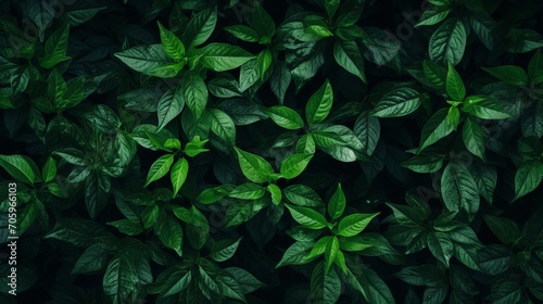 Superb Clean Green Foliage Texture AI Generated © Alex
