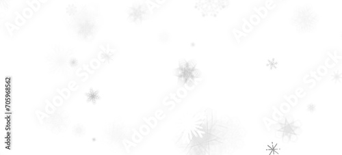 Glistening Snow Shower: Striking 3D Illustration Showcasing Falling Holiday Snowflakes