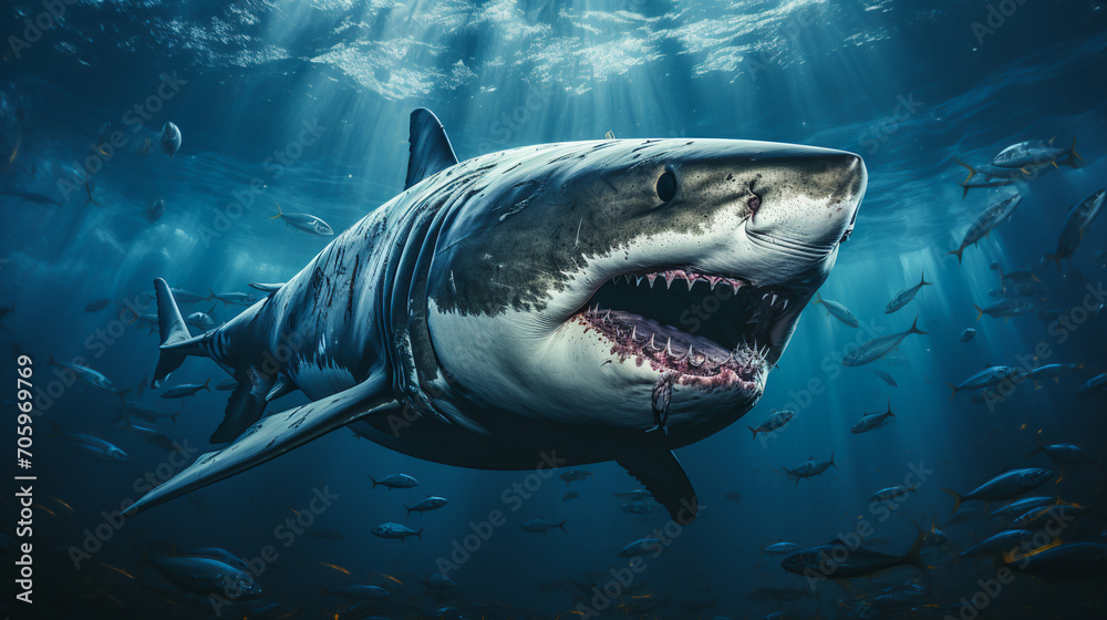 Fototapeta premium Shark in its Natural Habitat