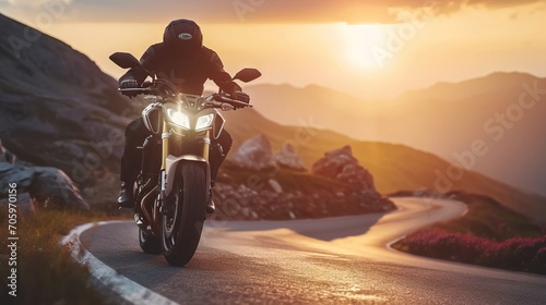 person riding a bike