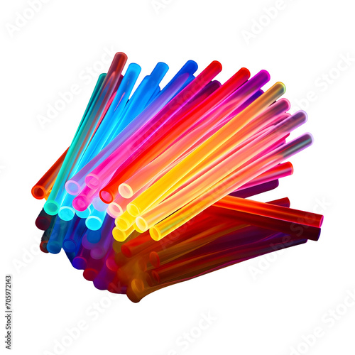 GLOW_STICKS isolated on white and transparent background photo