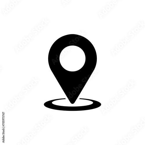 Locator icon design trendy vector illustration.